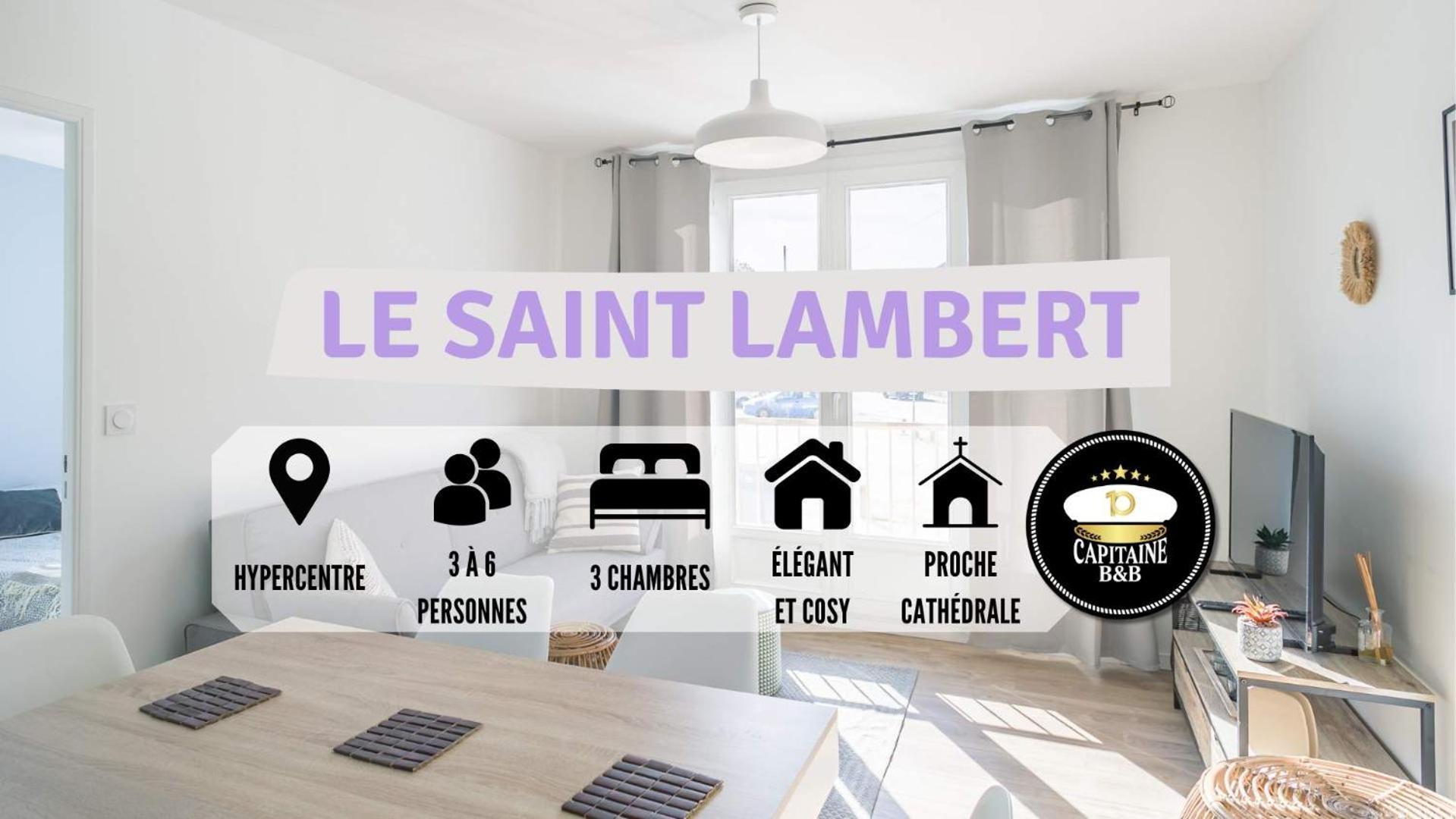 Apartament Le St Lambert Proche Cathedrale Parking Gratuit Troyes Zewnętrze zdjęcie